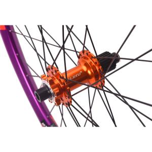 Tubeless Type Aluminum 27.5" MTB Wheelset 20mm Depth With 6 Bolt Disc Brake