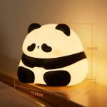 Cute Panda Led Light Usb Rechargeable Portable Night Lamp Touch Light kids table