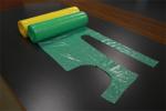 Red Waterproof Disposable PE Apron Medical / Food Industry Protection