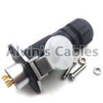 High Performance Industrial Power Connectors , Led Cable Connectors Bayonet