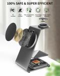 Magnetic Personalized Electronic Gifts 3 In 1 Magsafe Desk Charger 15W Wireless