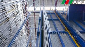 China Natural Gas Heating Car Rim Powder Coating Paint Plant 98% Powder Recovery factory