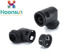 Customized Color Nylon Cable Gland Right Angle Fittings Union Connector