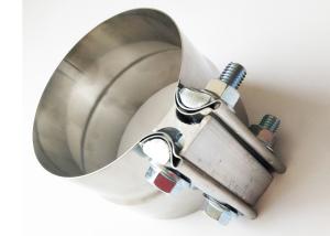 China Stainless Steel T304 Wide Band Exhaust pipe Clamp For freighline factory