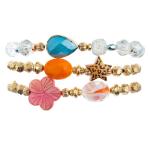 Hawaii Style Ocan theme Boho Handmade Beads Bracelet For Beach Holiday