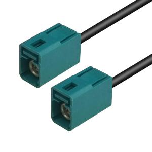 China Z-Code FAKRA Coax Cable WaterBlue Color For In-Car Entertainment And Safety factory