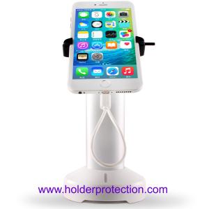 COMER Cell Phone security clamp holder with alarm with high security claw