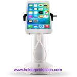 COMER gripper display stand with lock and recoiler for cell phone retail stores