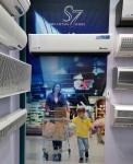 Theodoor Overdoor Air Partition Door Curtain Saving AC Energy Keeping Door