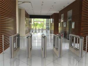China Dustproot Entrance Access Control Speed Gate Smart Anti-tailgating Flap Barrier Turnstile on sale