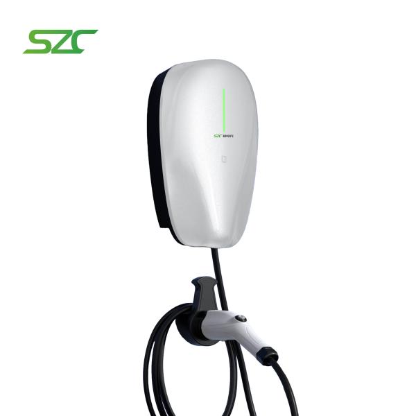 7kW 11kW 22kW ABS Wallmounted Type2 EV Charger for Home and Parking Lot in EU