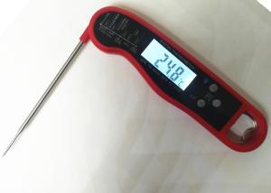China Instant Read Portable Digital Food Thermometer With Long Steel Probe Backlight factory