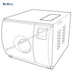 18L Table Top Hospital Pulse Vacuum Steam Autoclave Class B Dental autoclave