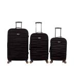 Black 0.8mm Aluminum 170T ODM EVA Expandable Luggage