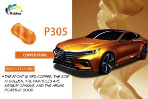 China 1K Copper Pearl Car Paint Glossy Finish Chemical Resistant Stable factory