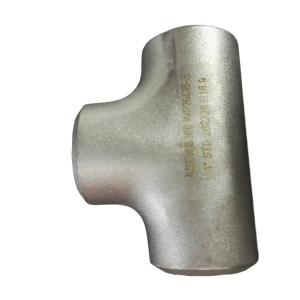 China 1'' Monel 400 Schedule 40 Steel Pipe Fittings Tee Nickel Alloy Seamless Equal Tees on sale