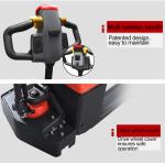 2T 4400LBS Semi Electric Stacker Truck Industrial Material Handling Equipment