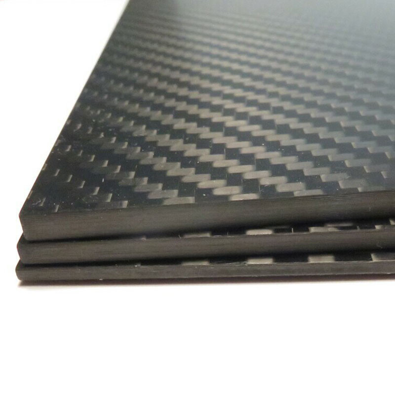 3mm Aging Resistant Carbon Fiber Board 3K Twill Weave