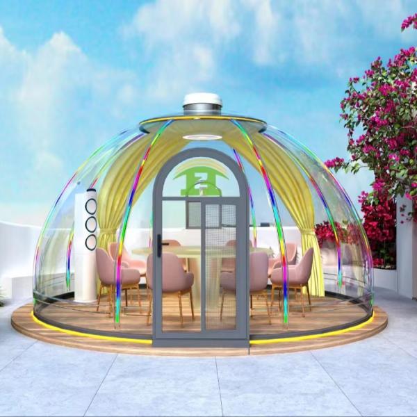 Luxurious Garden House Dome House Transparent Bubble House Polycarbonate Dome