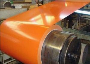 China Orange Color Pre Painted Galvanized Coils For Prefabricated House Warehouse factory