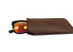 Real Leather Sewn Vintage Glasses Pouch Handmade Sunglasses Cases