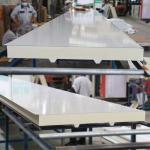 100mm Thickness PU Roof Panel Polyurethane Insulated Sandwich Roof Panel
