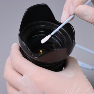 China Double Layered Industrial Computer Cleaning Wipes Cleanroom Polyester Swabs For Electronics Printers factory