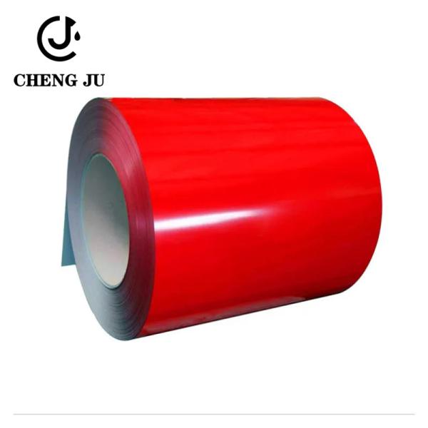 0.12-3mm Red Color Coated Galvanized Sheet Metal Coils For Metal Building