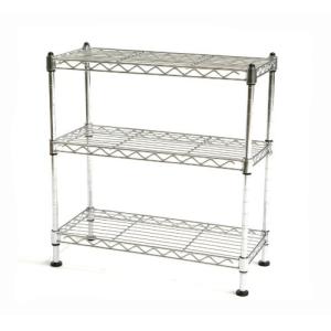 5" D X 12" W X 14" H Chrome Finish Commercial Wire Shelving 45kg Each Layer