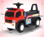 Red White/White/Red 6V Electric Ride On Cars for Kids Simulation Siren Lighting