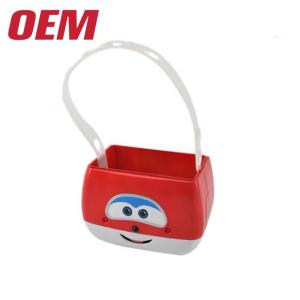 Custom Straw Cup Made Plastic Cartoon Popcorn Bucket Empty Car Function Storage