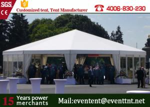 China Outdoor Pop Up Shelter Tent Double PVC Coated Polyster Fabric With Kitchen factory