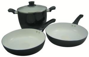 China ALUMINIUM PORCELAIN ENAMELLED NON-STICK COOKWARE factory