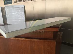 China 50mm 75mm Wall Cladding PUR Polyurethane PU Sandwich Panel factory