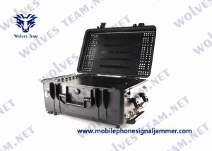 China Waterproof Convoy Vehicle Bomb Jammer Full Band Frequency RF WIFI Cell Phone Signal Jammer factory