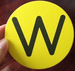 China different shape available absorbent paper coaster and cup mats or pads factory