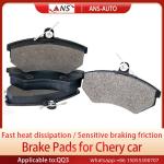 No Noise Asbestos Brake Pad , Heat Dissipation Brake Pad Replacement