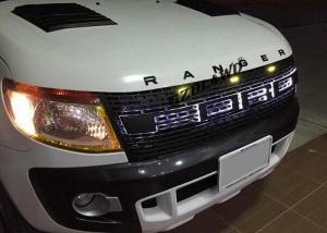 China Ranger Black Grill With LED Lights , Ranger T6 Accessories factory
