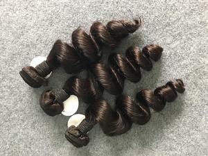 China Loose Wave Unprocessed Brazilian Hair Smooth Feeling And No Tangle No Shedding factory