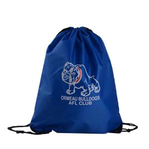 China 190T Nylon Bule Promotional Polyester Drawstring Packaging Bags factory