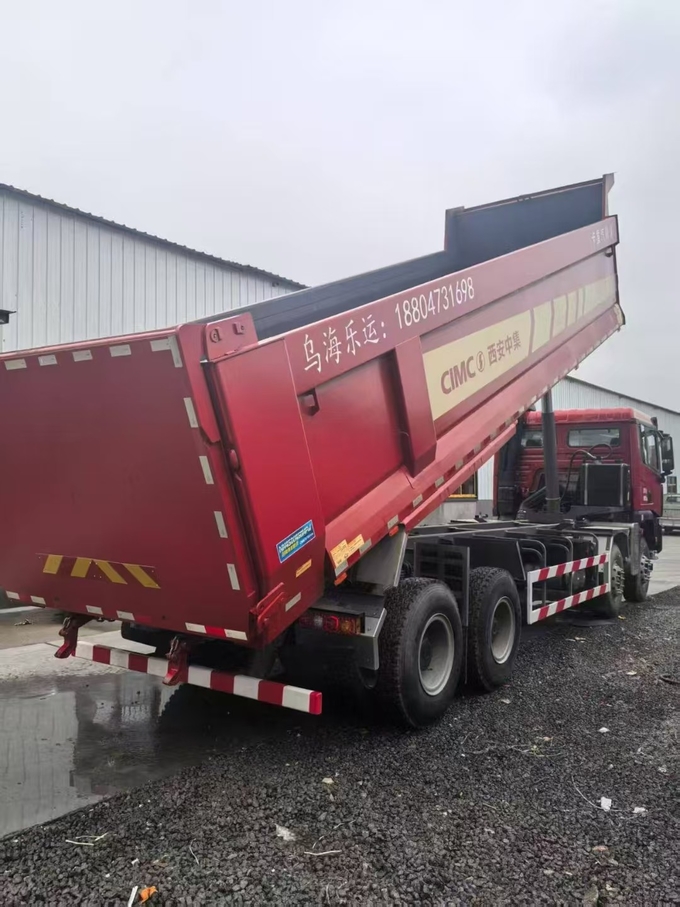 Used Dumper Truck For Mines Shacman Weichai 430hp Front Lifting 8*4 Drive Mode 12 Tyre Lhd 50tons Loading