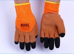 China 24cm Finger Strengthen Foam Latex Coated Work Gloves factory
