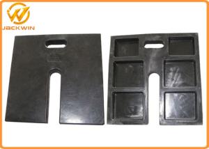China Sign Holders Stands Rubber Pedestal Base For Delineator Post 20LBS 30LBS factory