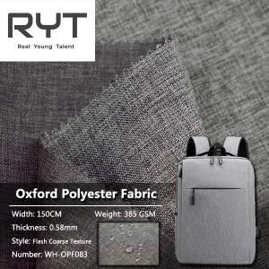 China Flash Surface 100% Oxford Polyester Fabric Coarse Texture Feel Touch factory