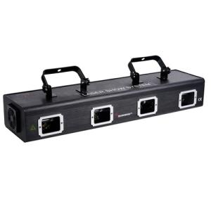 China 4 Eyes Laser Light RGB 3in 1 Master Slave Control Mode DJ Disco Party Laser Light For Sale Stage Show factory