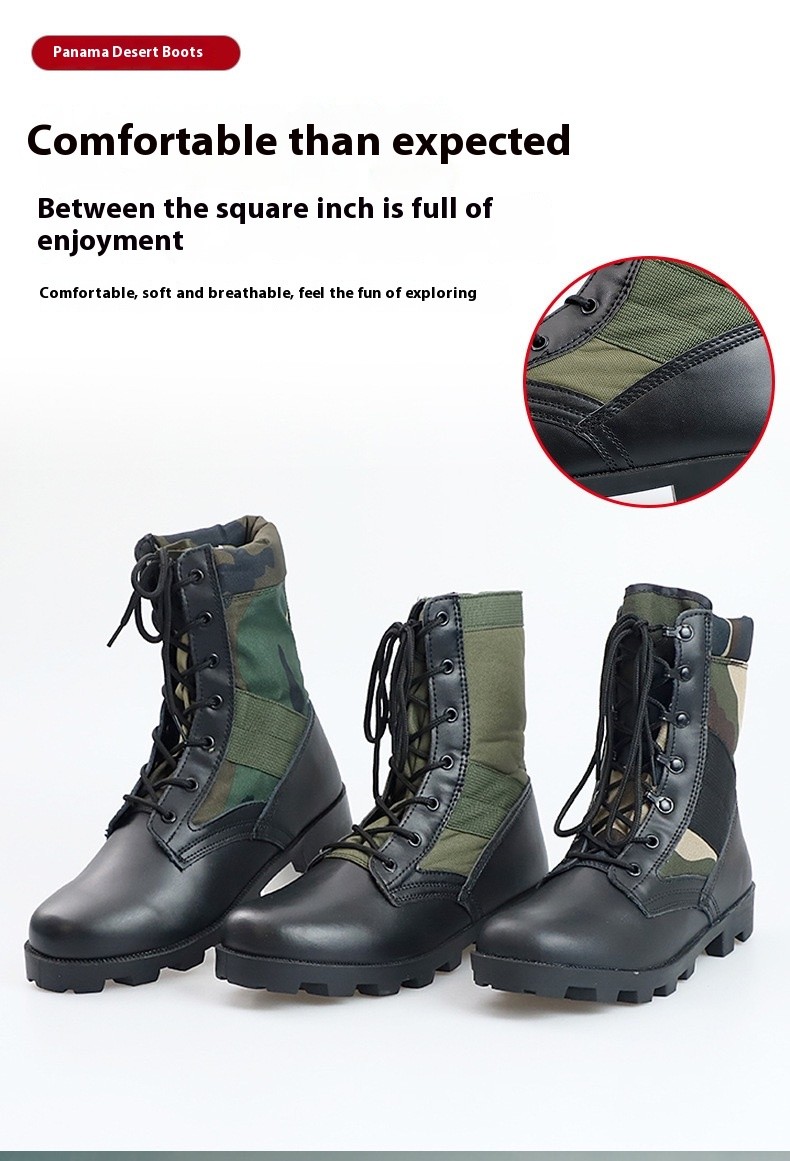 Men's And Women's Outdoor High-top Desert Boots Non-slip Water Hiking Shoes Casual Outdoor Breathable Hiking Boots