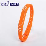 GYM RFID NFC Bracelet , NFC Silicone Wristbands Waterproof