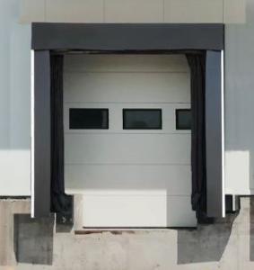 China ISO 9001 Reinforced Loading Dock Shelter Weather Protection With HDG Steel Arc factory