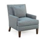Romantic Fabric Hotel Furniture Set Chair With Wood Legs Hospitality Style