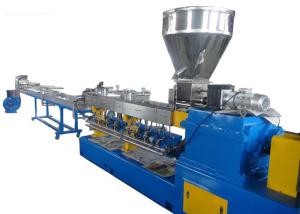 China W6Mo5Cr4V2 Material Twin Screw Extruder Machine Horizontal 300kg/H Capacity factory